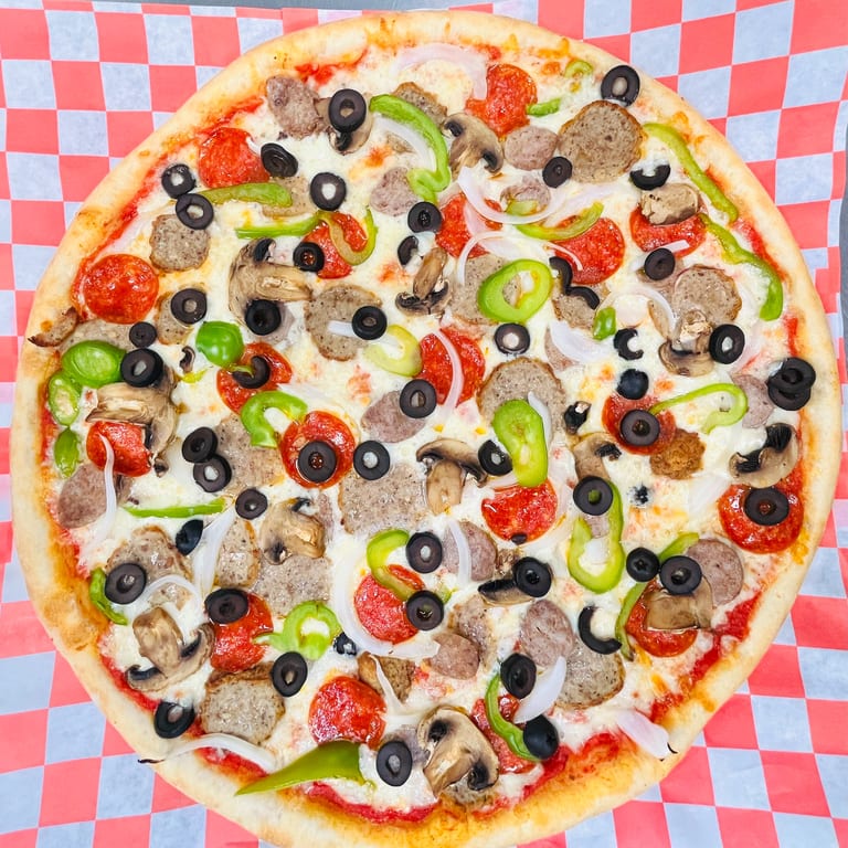Indulge in Our Supreme Pizza