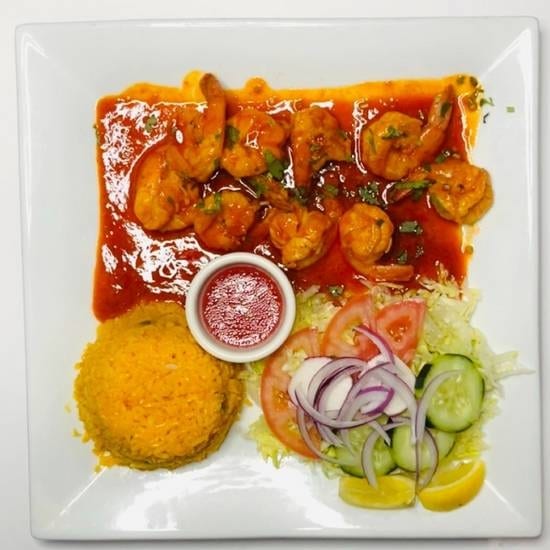 Camarones Al Ajillo.