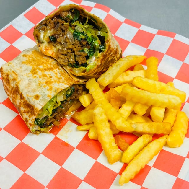 Philly Cheesesteak Wrap.