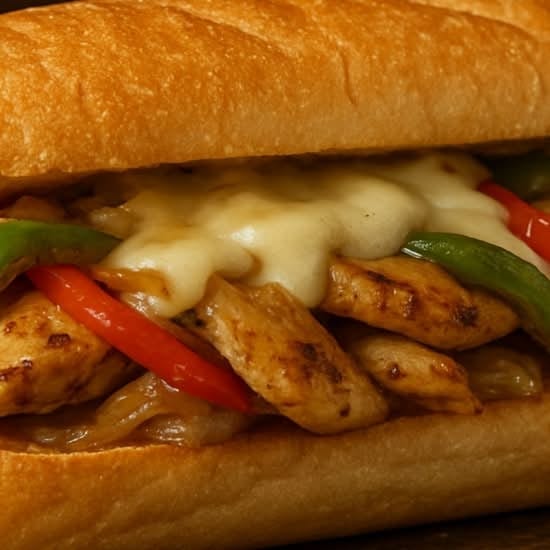 Italian Chicken Cheese Steak.
