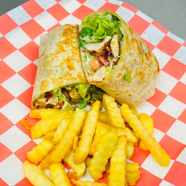 BLT Grilled Chicken Wrap.