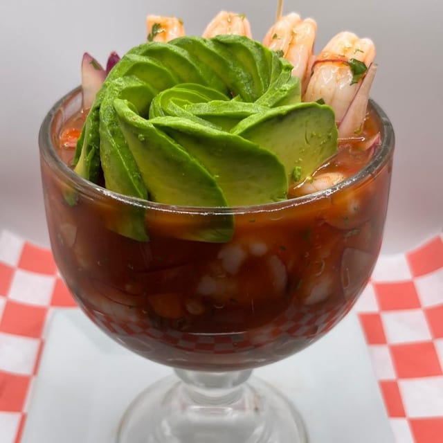 Ceviche Veracruz Cocktail.