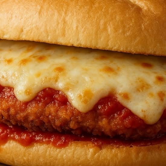 Chicken Parmigiana Sandwich.